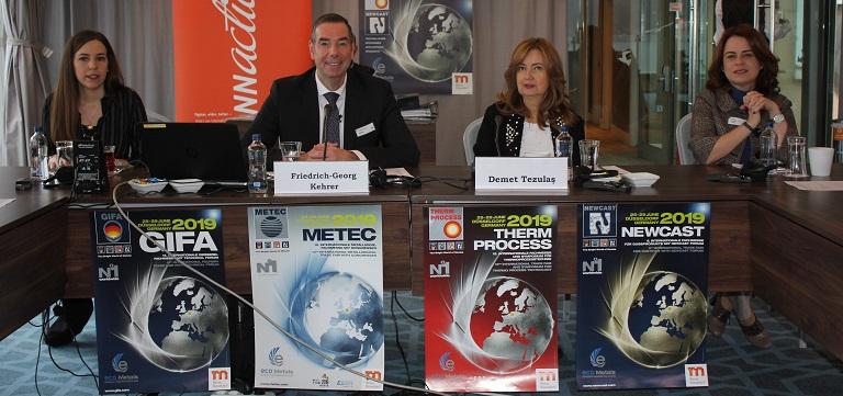 GIFA, METEC, THERMPROCESS ve NEWCAST 2019 Basın Toplantısı Gerçekleşti