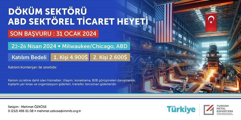 Döküm Sektörü ABD Sektörel Ticaret Heyeti