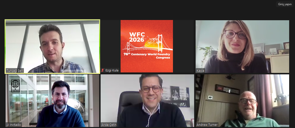 WFO Genel Sekreteryası ile 76. Dünya Döküm Kongresi Hazırlık Toplantısı Gerçekleştirildi